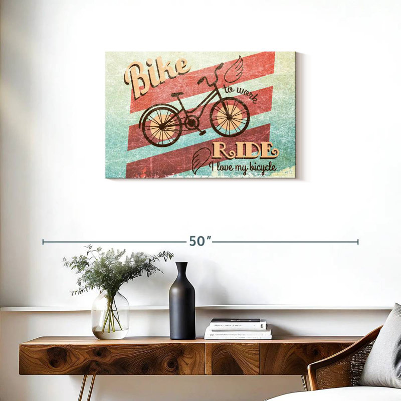 Mehar Bicycle Work Poster, 20" H x 30" W