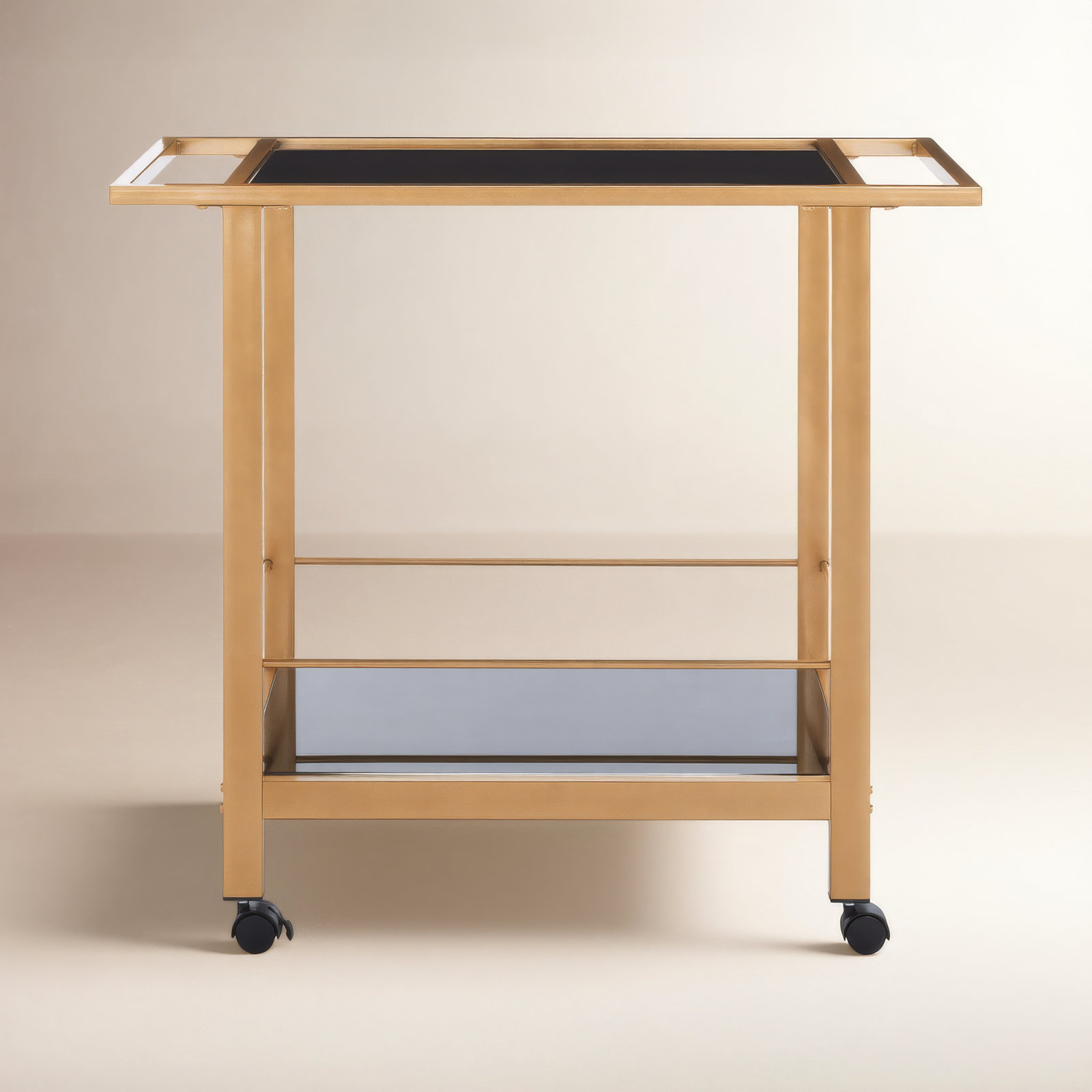 Pip Metal Bar Cart, Gold