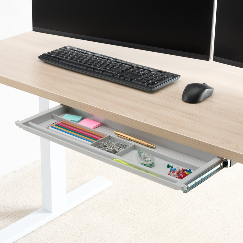 Bush Business Furniture Under Desk Storage Drawer For Office, Gray