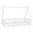 Tent-Shaped Floor Bed With Design, Guardrails And  Slats-736125731