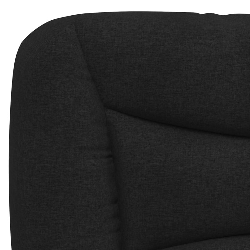 Coussin de tête de lit vidaXL Hvar, Noir, Très grand