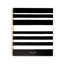 Large Spiral Notebook, Sarah Stripe