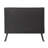 Iron Mechanical Tabletop Clock in Black