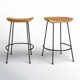 Samanthia Solid Wood Bar and Counter Stool