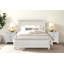 Transitional Style 1Pc Nightstand Metal Handles Dental