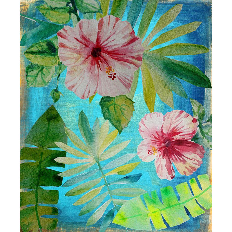 «Bay Hibiscus 3» par Bay Isle Home ™, H 43 po x l 36 po