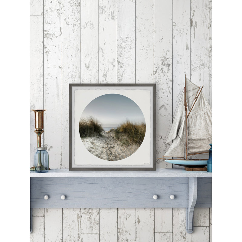 Grassy Sand Dunes by Marmont Hill - Single Picture Frame Print, 45cm H x 45cm W x 3.81cm D