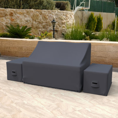 Couvre-lit d'extérieur Latitude Run® pour chaise longue de patio Arrika de 41,2 po en polyester hydrofuge résistant aux rayons UV