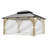 COVERONICS Customized Gazebo Kit Components, Fabric Screen & Curtain Only