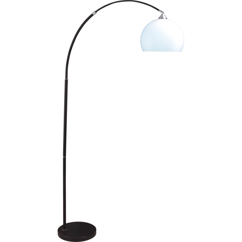 Lampe sur pied en arche 78" Ellaville, Noir