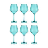 Fortessa Sole Outdoor Shatter Resistant BPA Free Premium Copolyester Plastic Drinkware 6 Pack, Yellow Sun, Sauvignon Blanc Glass
