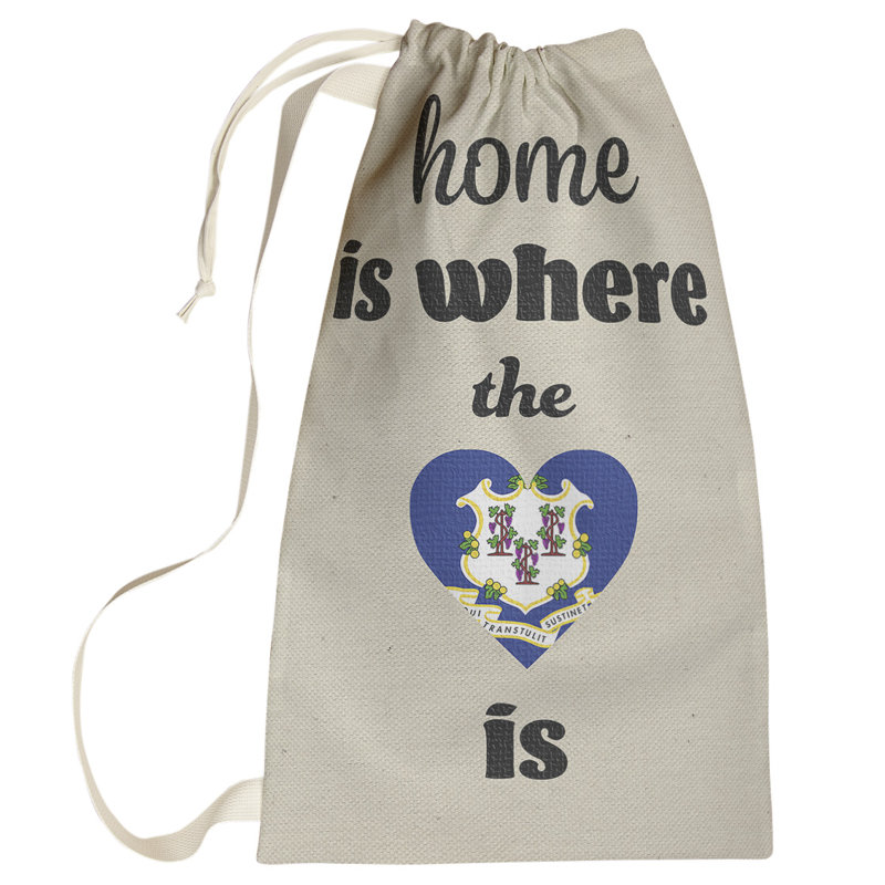 Sac à lessive Heart, Petit (H 64 po x l 20 po x 1,5 po), Connecticut