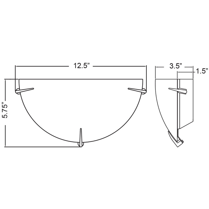 Scerra Steel Half Moon