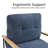 Modern Accent Wrenshall, Comfy Wrenshall With Removable Cushion