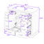Meuble-lavabo simple autoportant moderne avec comptoir en céramique et rangement multifonctionnel Ciri-450386127