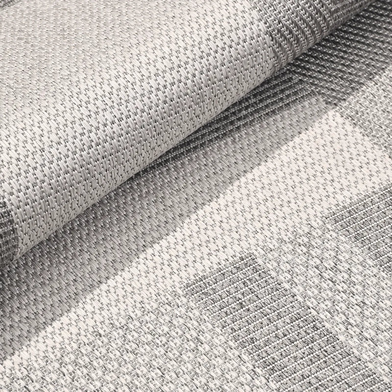 Cotton Abstract Indoor Rug, Rectangle 3'3" x 6'7"