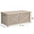 Yitahome 120 Gallon Water Resistant Resin Lockable Deck Box-89990112