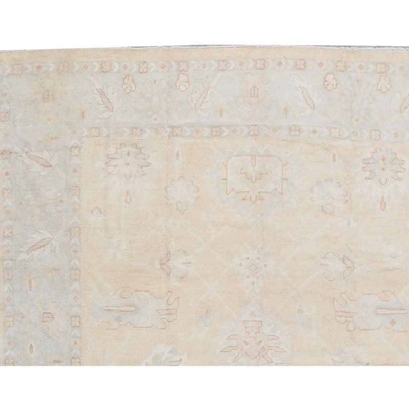Smynra Oushak One-of-a-Kind Rectangle 9'10" X 13'10" Area Rug