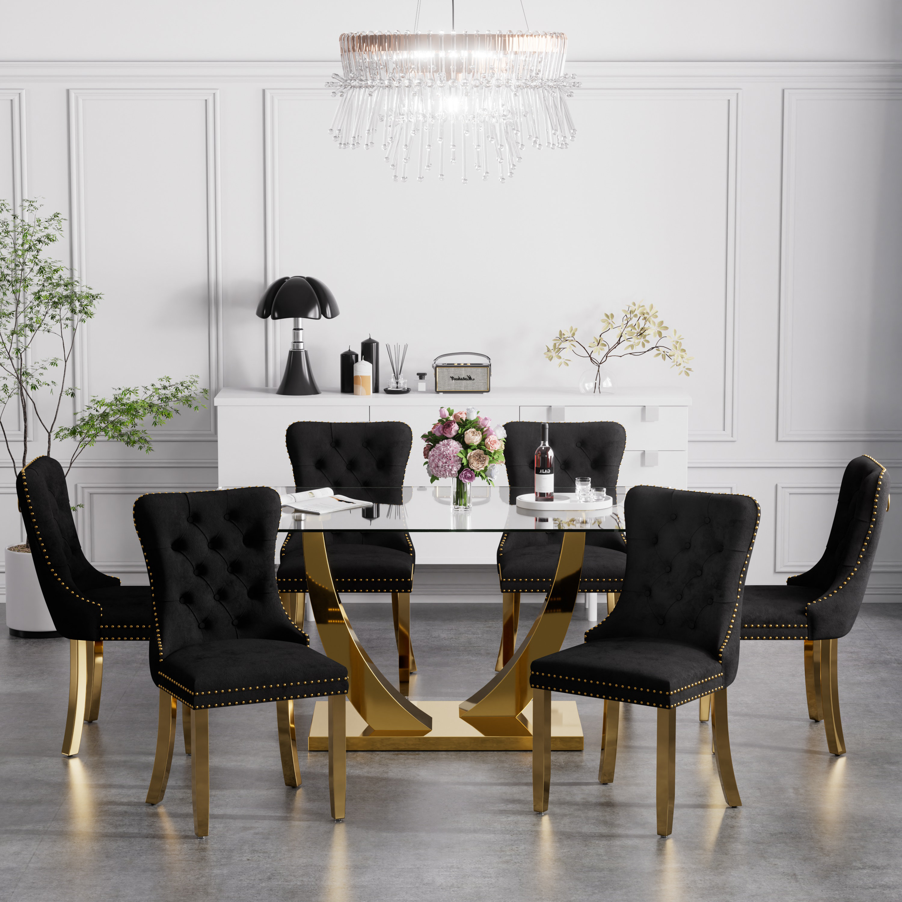 Velvet Chairs Bronx Next Dining Table Buy Dark Bronx Oak Effect