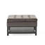 Table basse avec rangement et repose-pieds (table basse incluse, sans chaises)