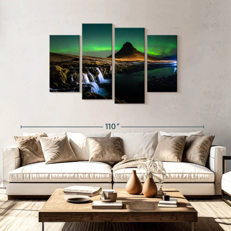 Alvord Starlit Landscape Aurora, 48" H x 75" W