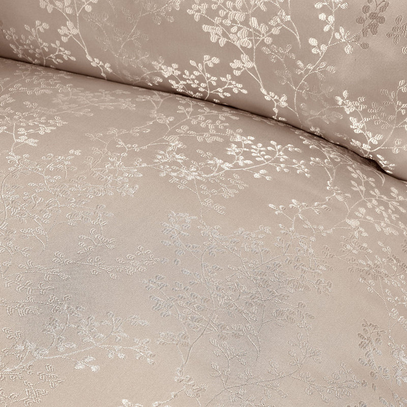 Melody Natural Luxury Jacquard Duvet Set   , Kingsize