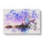 Santa Monica Pier Fairground Watercolour - Wrapped Canvas-56657420