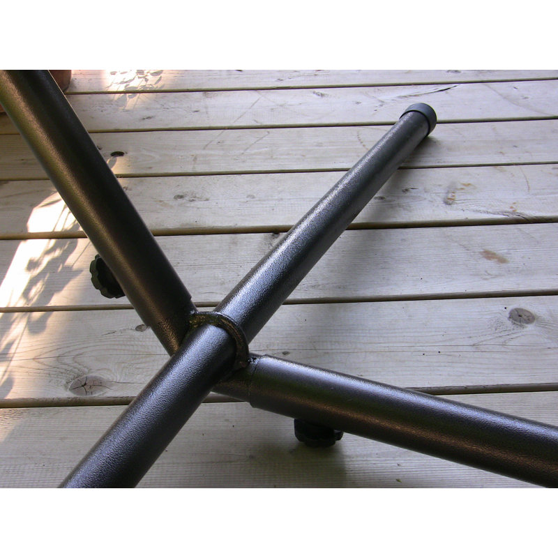 Carina Steel Standard Hammock Stand, 111.76cm H x 121.92cm W x 274.32cm D, Oil Rubbed Bronze