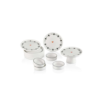 Ceramic Breakfast Serving Set (Set Of 11)