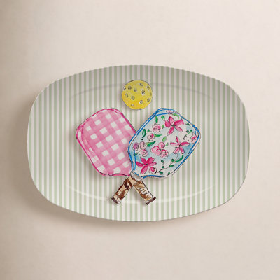 Pickleball Double Paddle Platter