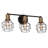 3-Light Modern Dimmable Bathroom Metal Vanity Light