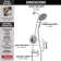 Arvo Single-Function Tub Shower Faucet Set, Shower Trim Kit with In2ition Shower Head and Valve