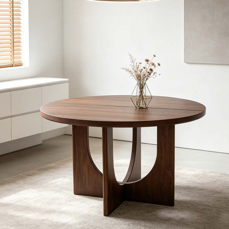 Table de salle à manger 48 ", Noyer