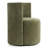 Modern Upholstered Barrel Accent Chair with Rolling Casters-127170651