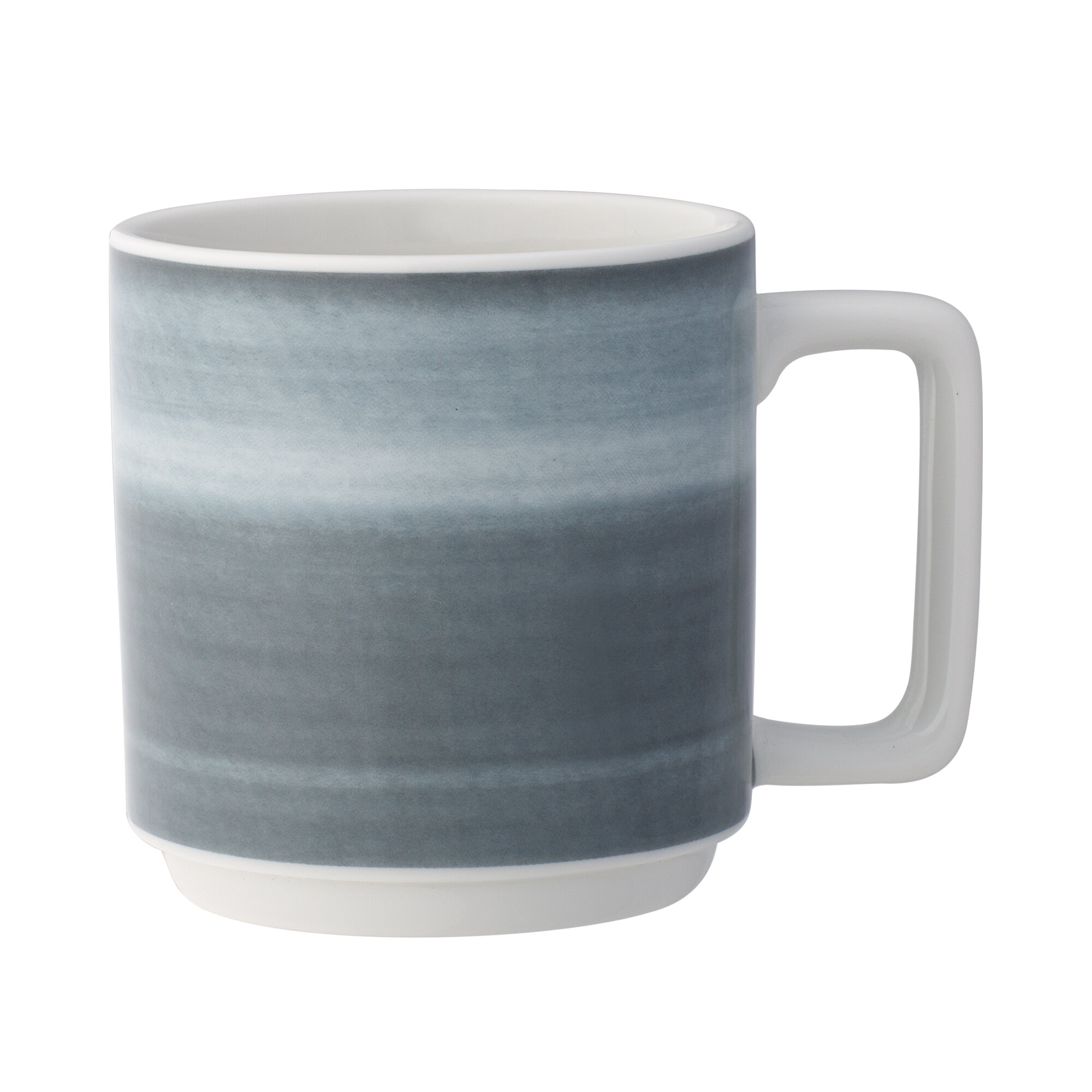 16oz Handmade in USA Ceramic Mug- INDIGO BLUE