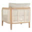 Ensemble de conversation d'extérieur en bois d'acacia 3 pièces Cleothis avec rotin tissé et coussins