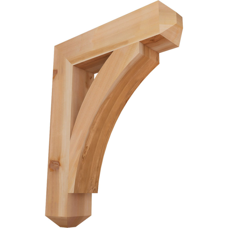 Support pour artisan Thorton, Cèdre rouge de l'Ouest (lisse), H 36 po x l 6 po x P 28 po