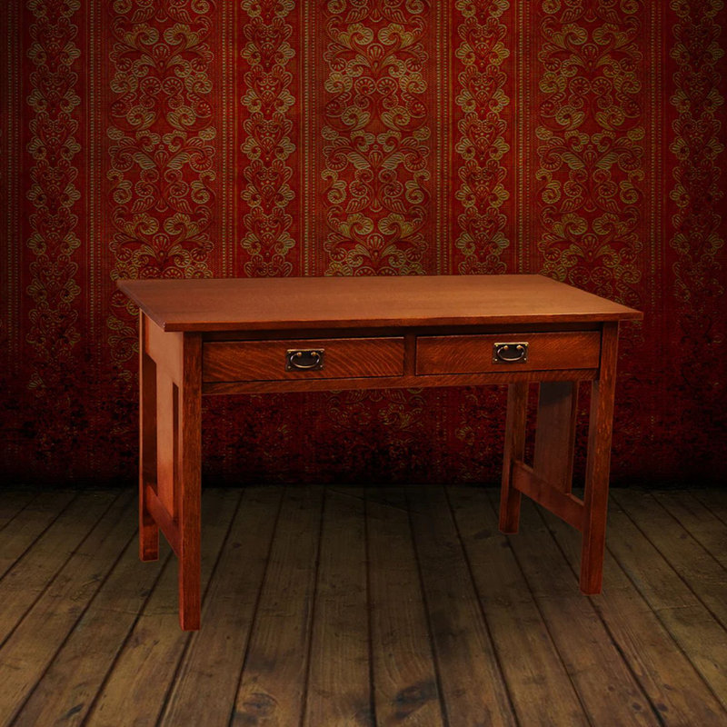 Mestas Solid Wood Writing Desk