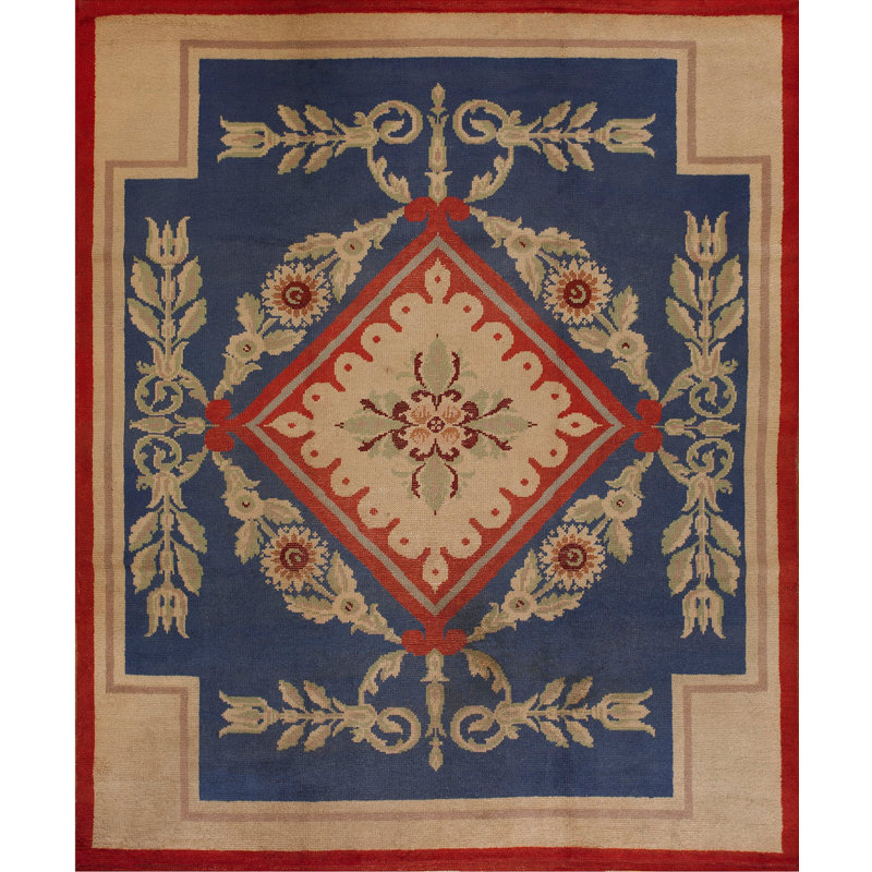 Tapis antique français Art Deco - European