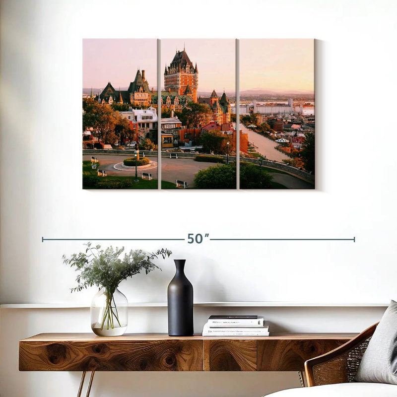 Lilie Québec Château Frontenac, H 24 po x l 38 po