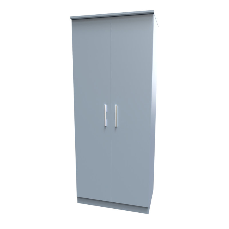 Bhaga Manufactured Wood Wardrobe, Denim Blue