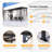 Metal Pergola with Canopy-100865310