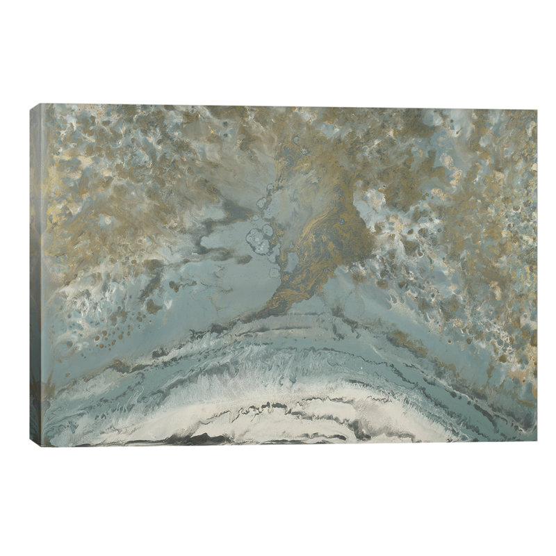 Along The Coast by Blakely Bering - Painting on Canvas, 20.32 cm H x 30.48 cm W, Wrapped Canvas