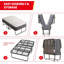 Lit pliant avec matelas en mousse de 4 po