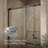 Elate Tall Sliding Shower Door, 75-1/2-In H X 50-1/4 - 53-5/8-In W, With Heavy 5/16-In Thick Crystal Clear Glass-55870979