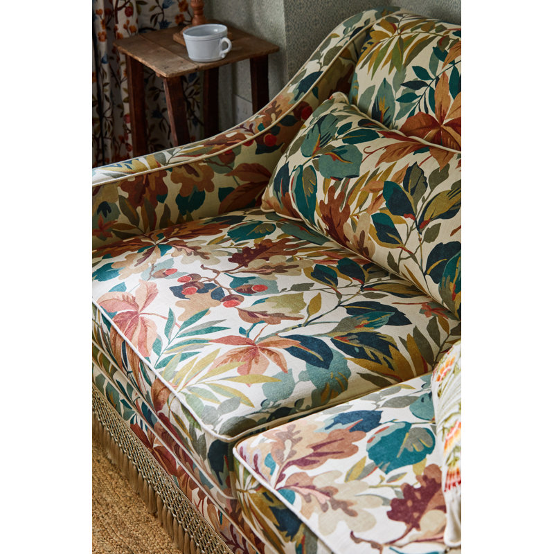 Robins Wood Fabric, Brown/Green