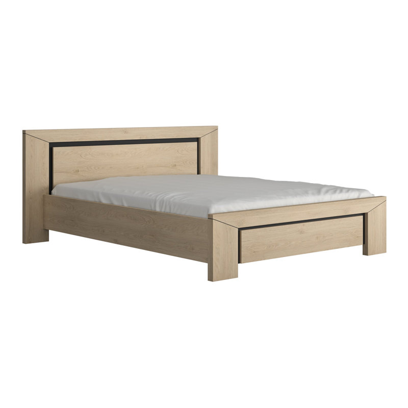 Rosenkranz Bed Frame, Natural Chestnut, European Kingsize (160 x 200cm)