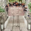 Guirlande de fleurs artificielles 5,9 pi pour mariage, arche de mariage rustique et décoration de table