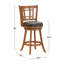 Tabouret de bar et de comptoir pivotant Henock-46328989-118019343