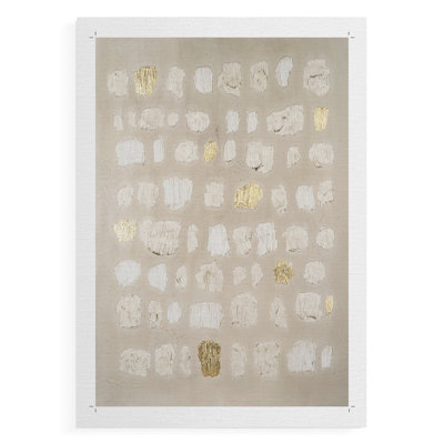 Embellished Cobblestone I -Canvas Print Only - NOT FRAMED